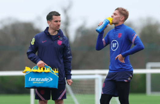 Images: Emile Smith Rowe Resumes England Training, In Contention For Ivory Coast Game